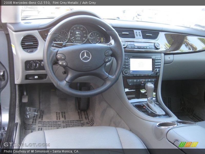 Flint Grey Metallic / Ash Grey 2008 Mercedes-Benz CLS 550