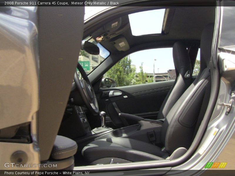 Meteor Grey Metallic / Black 2008 Porsche 911 Carrera 4S Coupe