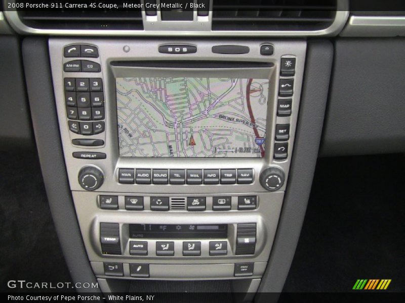 Meteor Grey Metallic / Black 2008 Porsche 911 Carrera 4S Coupe