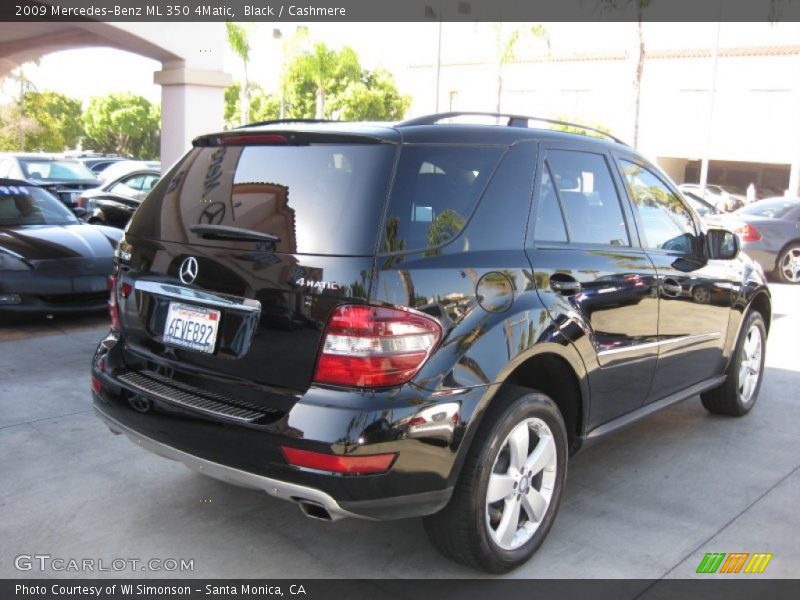 Black / Cashmere 2009 Mercedes-Benz ML 350 4Matic