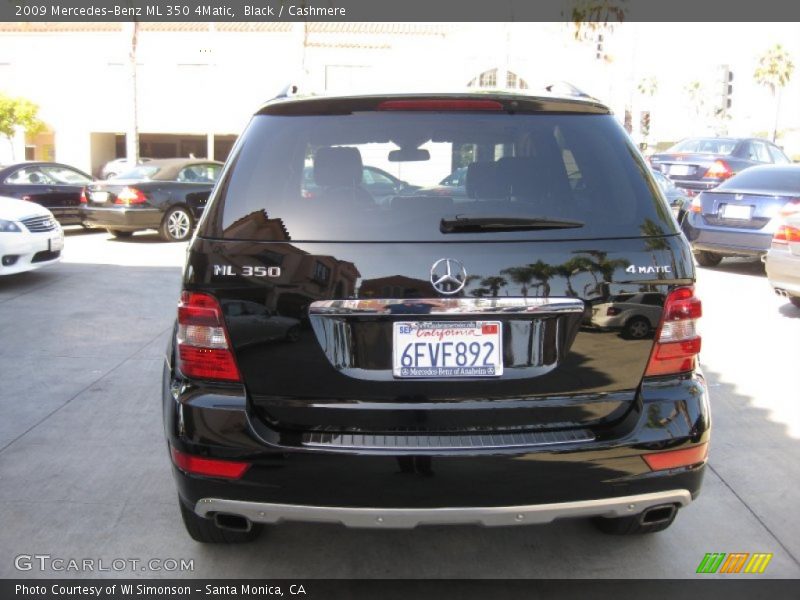 Black / Cashmere 2009 Mercedes-Benz ML 350 4Matic