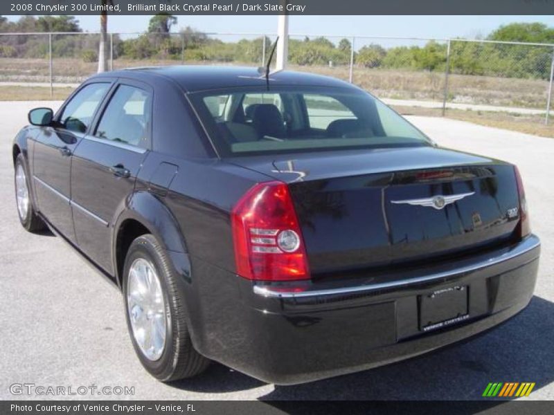 Brilliant Black Crystal Pearl / Dark Slate Gray 2008 Chrysler 300 Limited