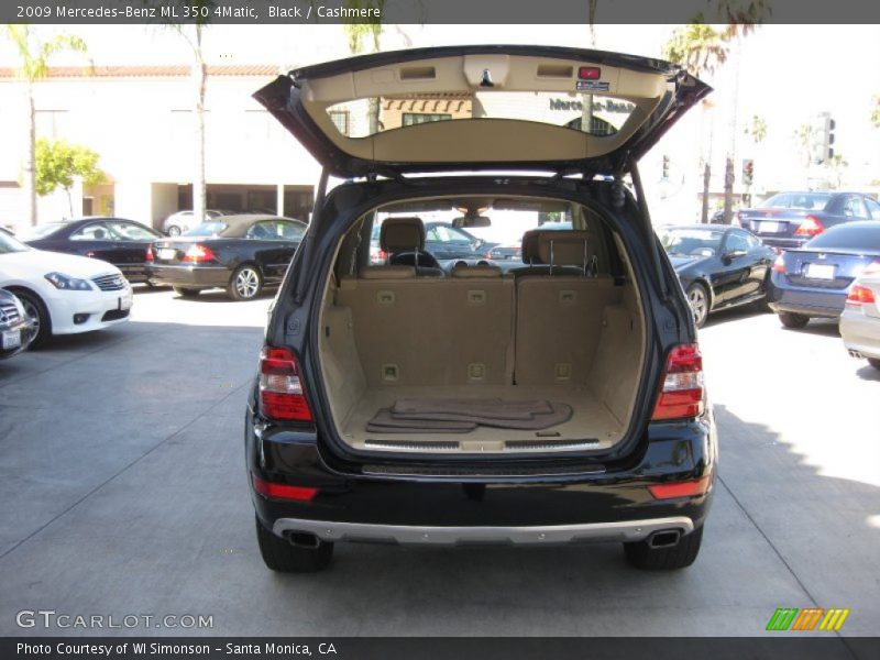 Black / Cashmere 2009 Mercedes-Benz ML 350 4Matic