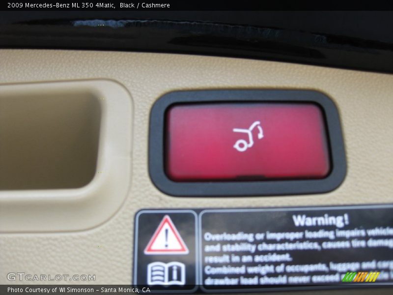 Black / Cashmere 2009 Mercedes-Benz ML 350 4Matic