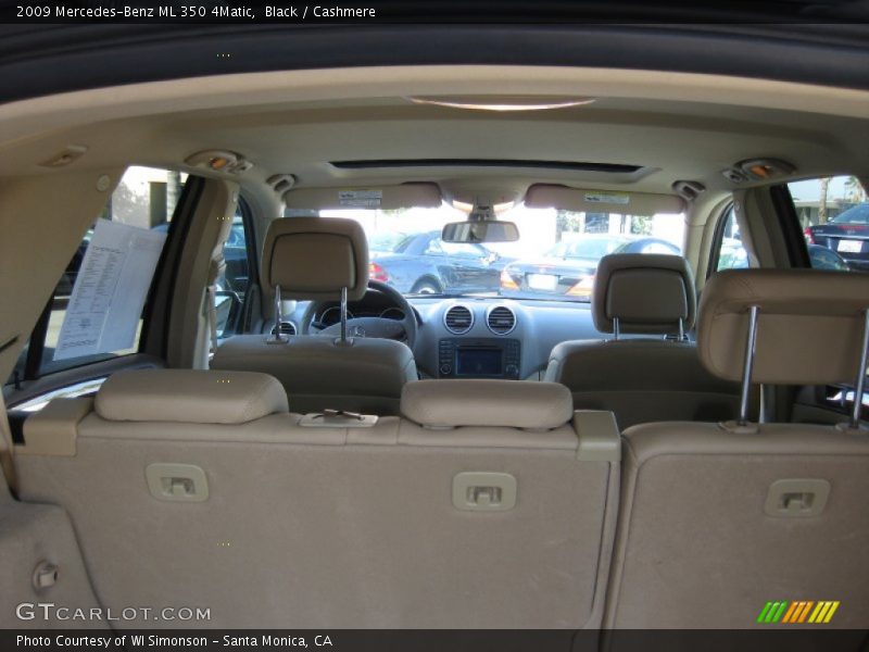 Black / Cashmere 2009 Mercedes-Benz ML 350 4Matic
