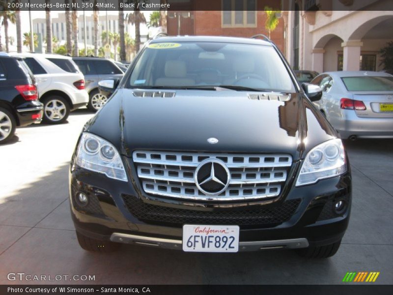 Black / Cashmere 2009 Mercedes-Benz ML 350 4Matic