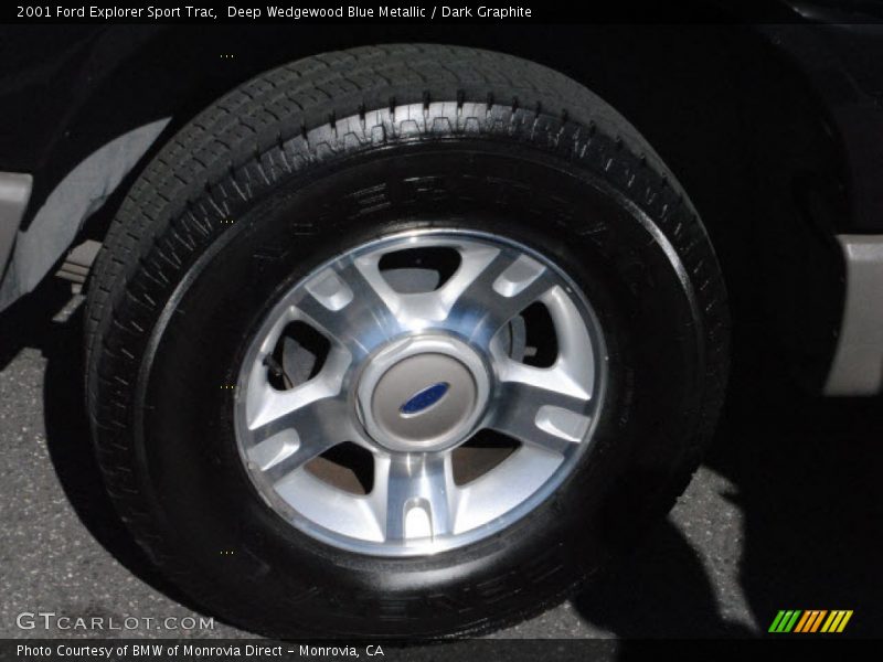 Deep Wedgewood Blue Metallic / Dark Graphite 2001 Ford Explorer Sport Trac