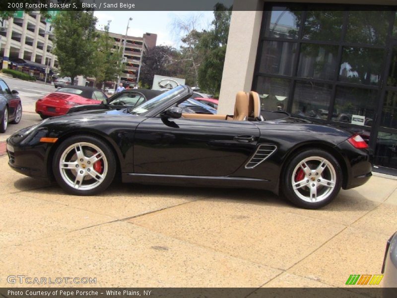 Black / Sand Beige 2008 Porsche Boxster S