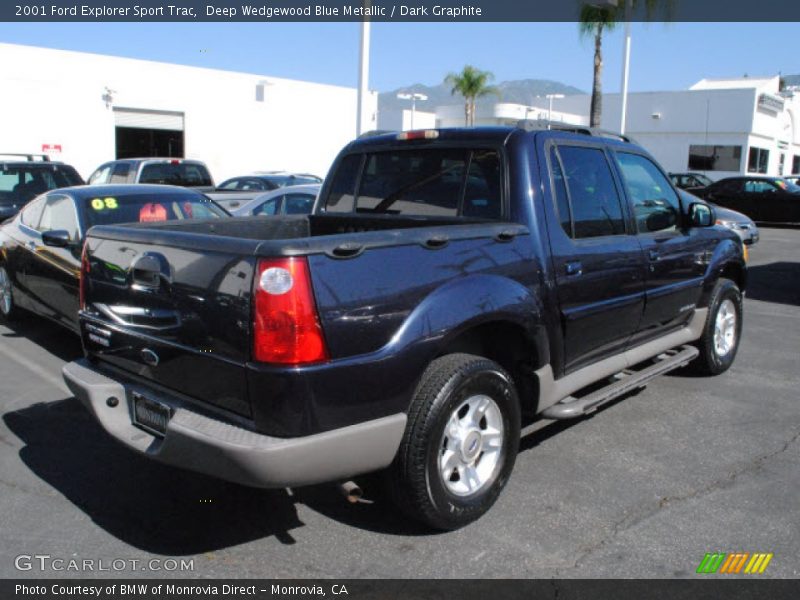 Deep Wedgewood Blue Metallic / Dark Graphite 2001 Ford Explorer Sport Trac