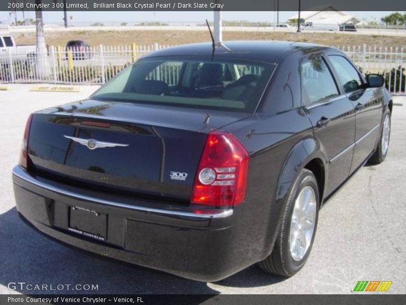 Brilliant Black Crystal Pearl / Dark Slate Gray 2008 Chrysler 300 Limited