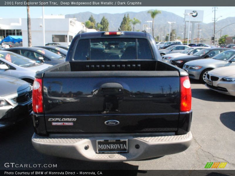 Deep Wedgewood Blue Metallic / Dark Graphite 2001 Ford Explorer Sport Trac