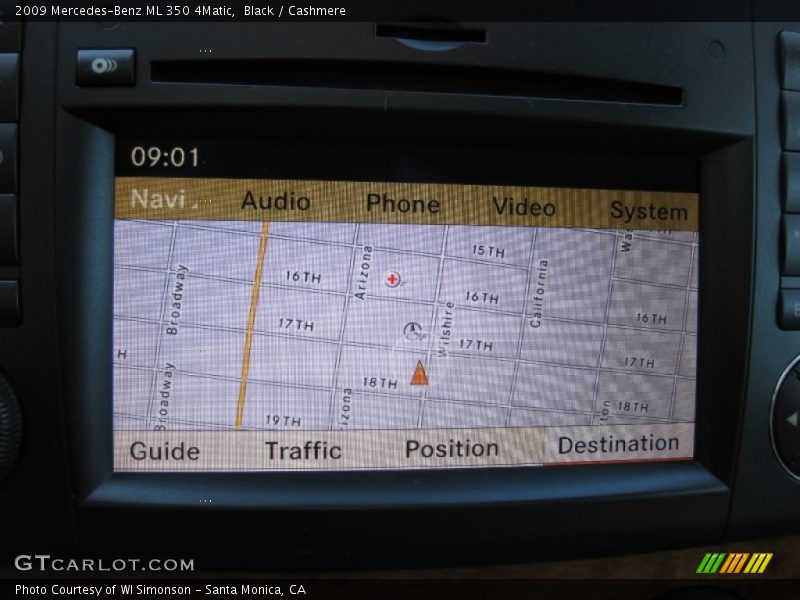 Black / Cashmere 2009 Mercedes-Benz ML 350 4Matic