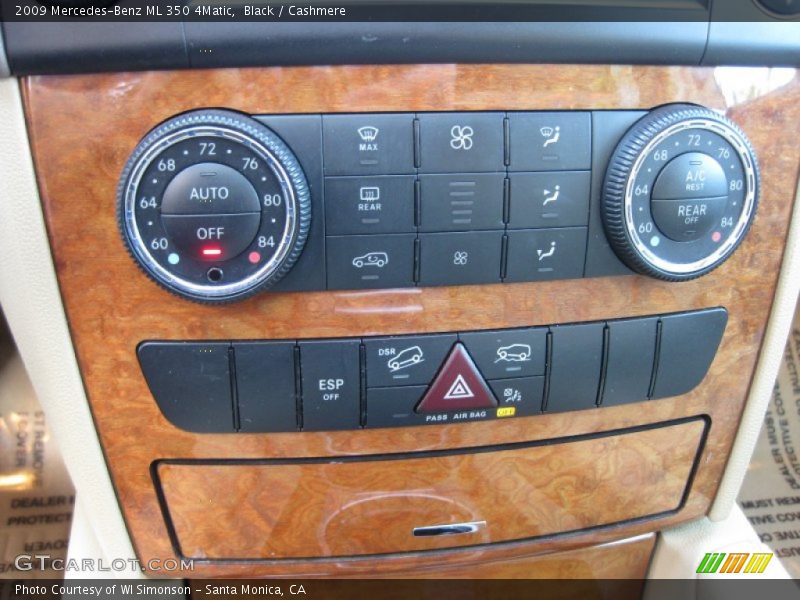 Black / Cashmere 2009 Mercedes-Benz ML 350 4Matic
