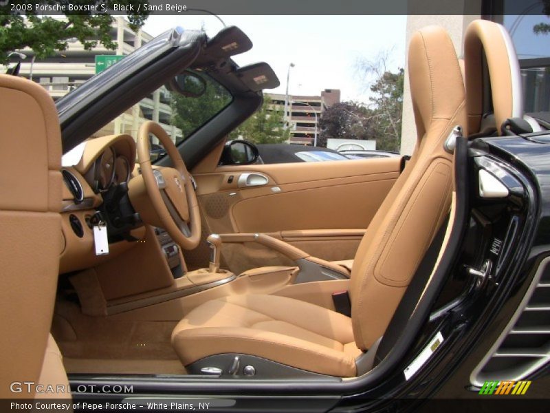 Black / Sand Beige 2008 Porsche Boxster S