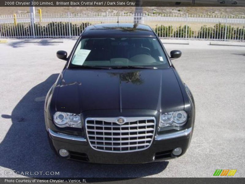 Brilliant Black Crystal Pearl / Dark Slate Gray 2008 Chrysler 300 Limited
