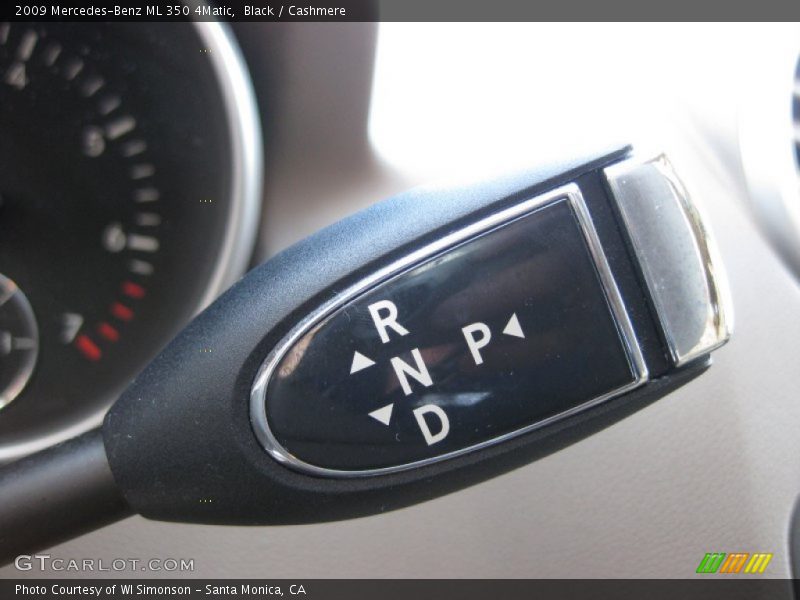 Black / Cashmere 2009 Mercedes-Benz ML 350 4Matic