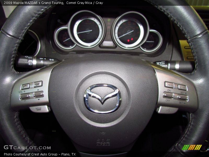 Comet Gray Mica / Gray 2009 Mazda MAZDA6 s Grand Touring