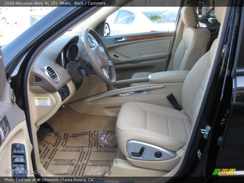 Black / Cashmere 2009 Mercedes-Benz ML 350 4Matic