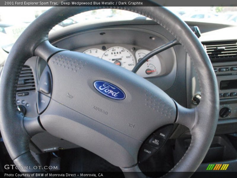 Deep Wedgewood Blue Metallic / Dark Graphite 2001 Ford Explorer Sport Trac