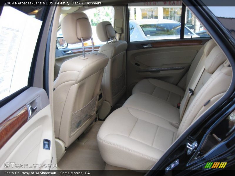 Black / Cashmere 2009 Mercedes-Benz ML 350 4Matic