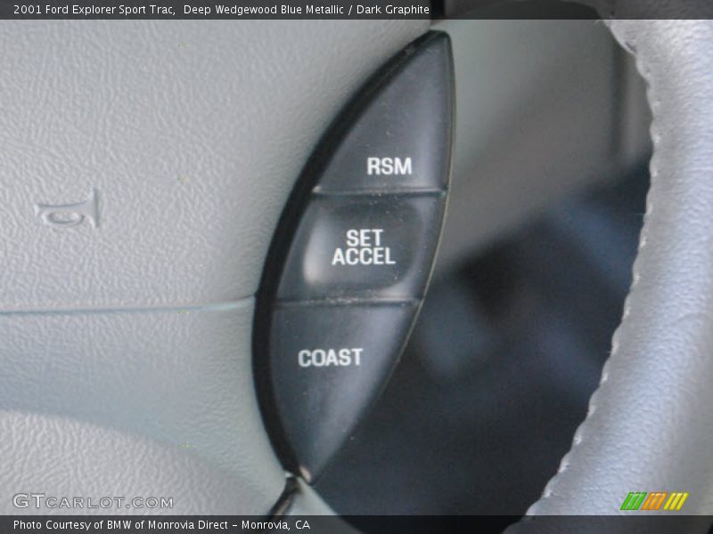 Deep Wedgewood Blue Metallic / Dark Graphite 2001 Ford Explorer Sport Trac