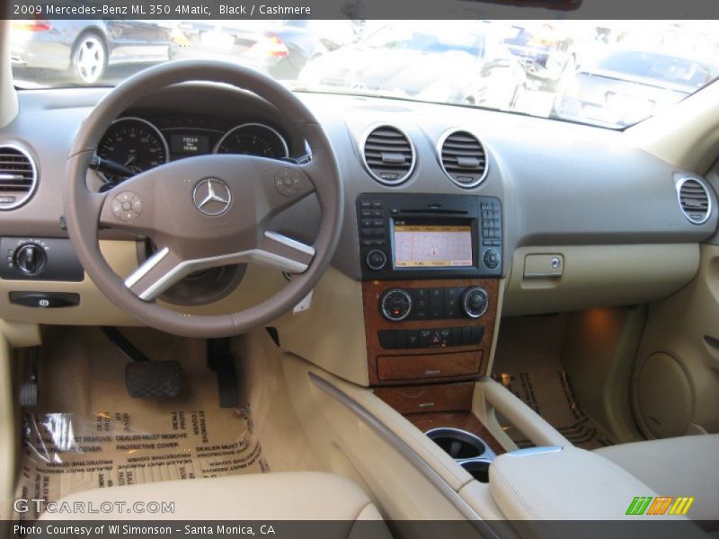 Black / Cashmere 2009 Mercedes-Benz ML 350 4Matic