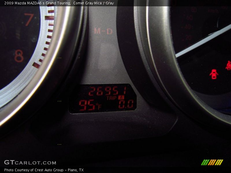 Comet Gray Mica / Gray 2009 Mazda MAZDA6 s Grand Touring