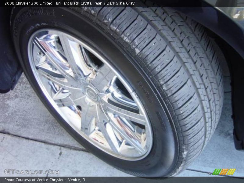 Brilliant Black Crystal Pearl / Dark Slate Gray 2008 Chrysler 300 Limited
