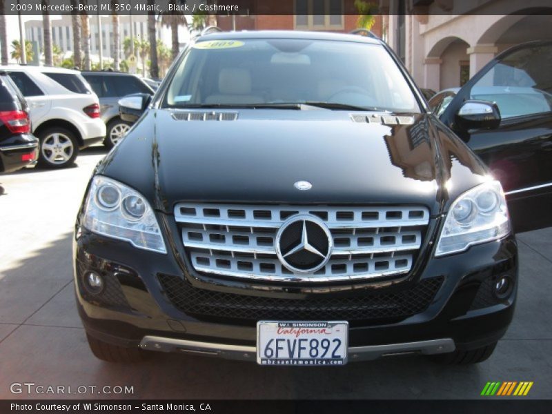 Black / Cashmere 2009 Mercedes-Benz ML 350 4Matic