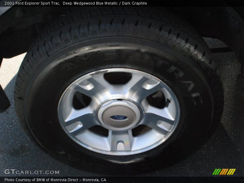 Deep Wedgewood Blue Metallic / Dark Graphite 2001 Ford Explorer Sport Trac