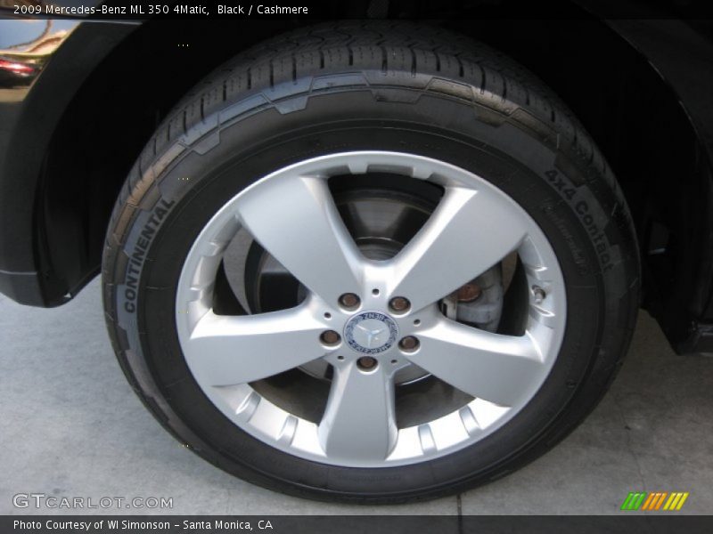 Black / Cashmere 2009 Mercedes-Benz ML 350 4Matic