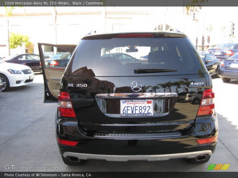 Black / Cashmere 2009 Mercedes-Benz ML 350 4Matic