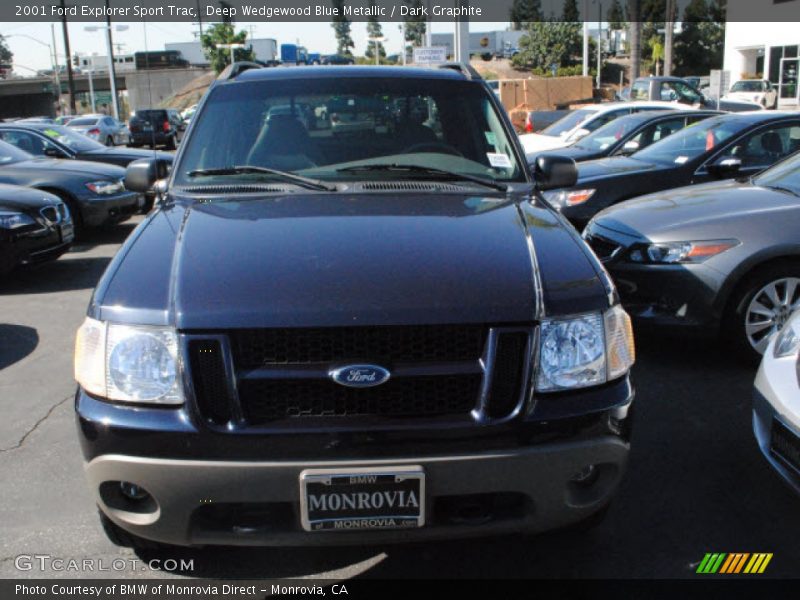 Deep Wedgewood Blue Metallic / Dark Graphite 2001 Ford Explorer Sport Trac