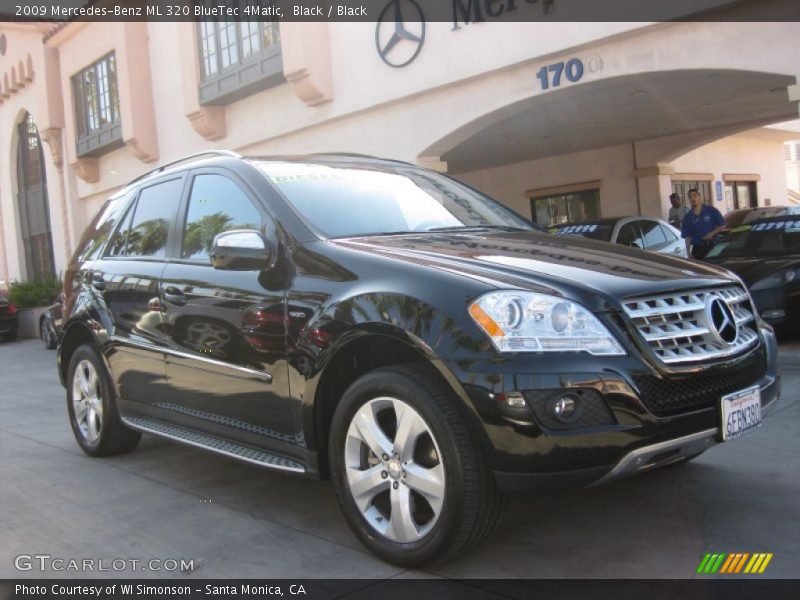 Black / Black 2009 Mercedes-Benz ML 320 BlueTec 4Matic