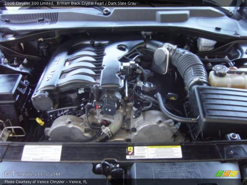 Brilliant Black Crystal Pearl / Dark Slate Gray 2008 Chrysler 300 Limited