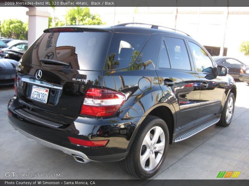 Black / Black 2009 Mercedes-Benz ML 320 BlueTec 4Matic