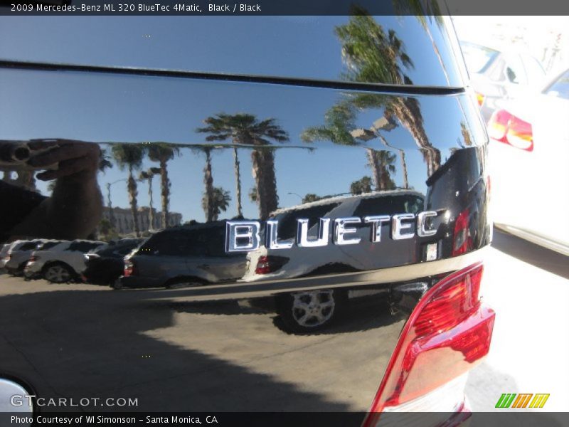 Black / Black 2009 Mercedes-Benz ML 320 BlueTec 4Matic