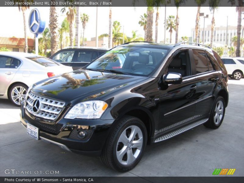 Black / Black 2009 Mercedes-Benz ML 320 BlueTec 4Matic