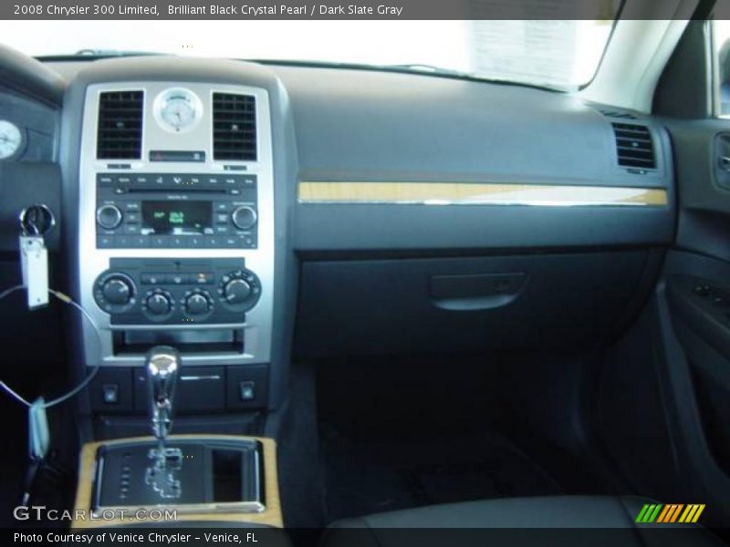 Brilliant Black Crystal Pearl / Dark Slate Gray 2008 Chrysler 300 Limited