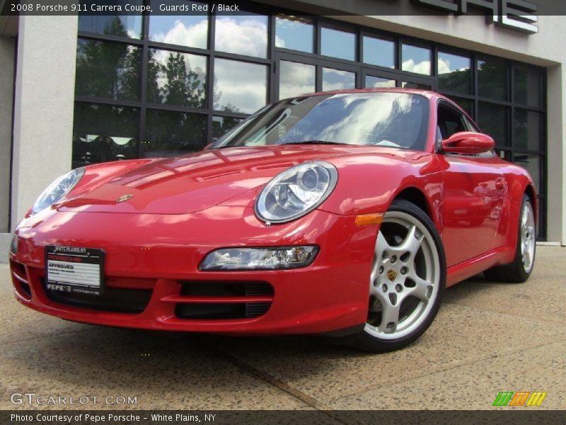 Guards Red / Black 2008 Porsche 911 Carrera Coupe