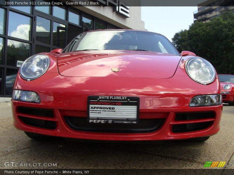Guards Red / Black 2008 Porsche 911 Carrera Coupe