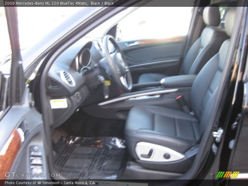 Black / Black 2009 Mercedes-Benz ML 320 BlueTec 4Matic