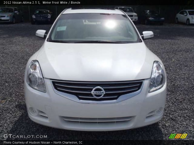 Winter Frost White / Blonde 2012 Nissan Altima 2.5 S