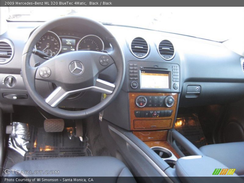Black / Black 2009 Mercedes-Benz ML 320 BlueTec 4Matic