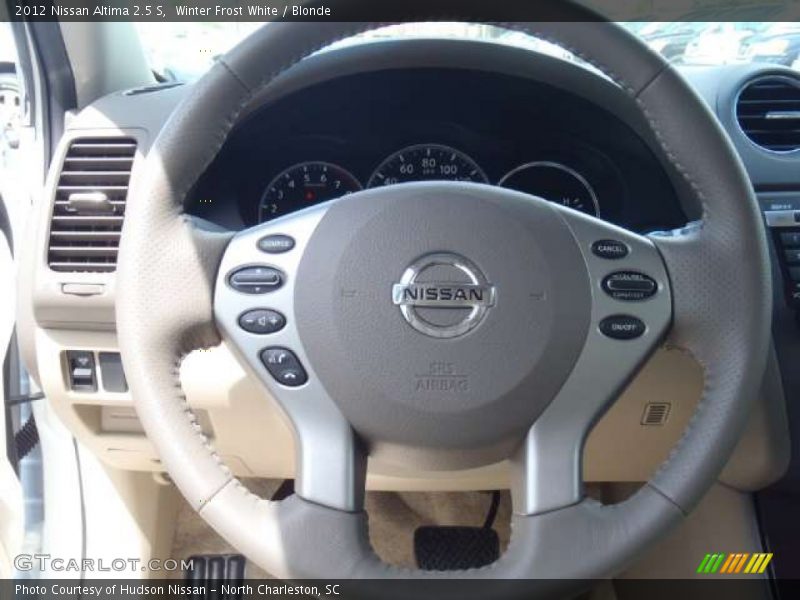 Winter Frost White / Blonde 2012 Nissan Altima 2.5 S