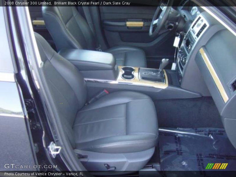 Brilliant Black Crystal Pearl / Dark Slate Gray 2008 Chrysler 300 Limited