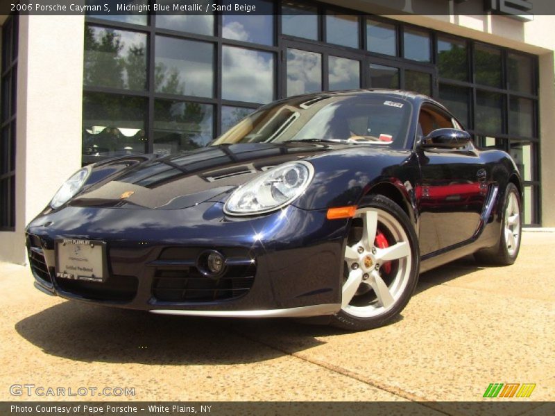 Midnight Blue Metallic / Sand Beige 2006 Porsche Cayman S