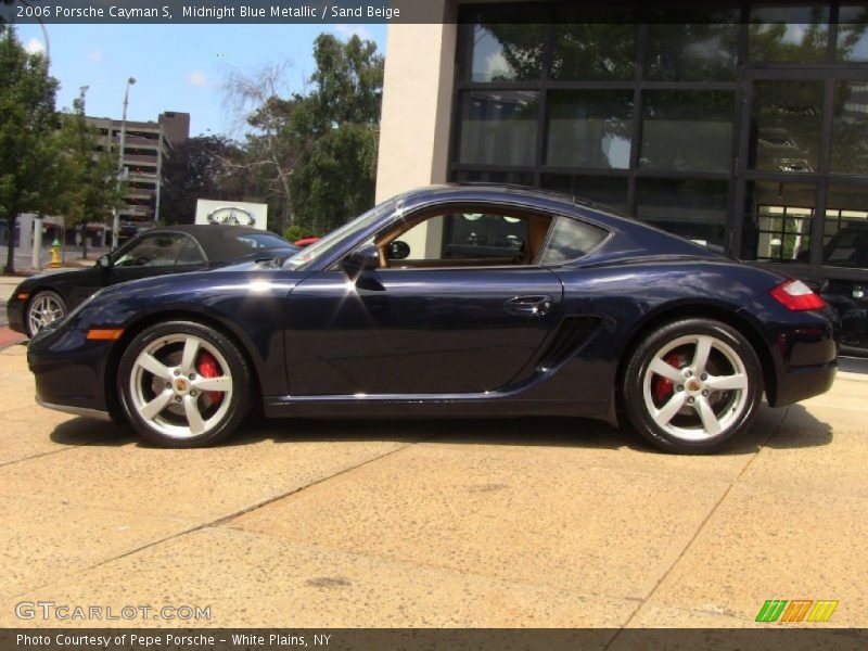 Midnight Blue Metallic / Sand Beige 2006 Porsche Cayman S