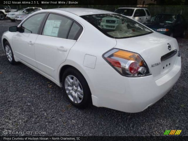 Winter Frost White / Blonde 2012 Nissan Altima 2.5 S