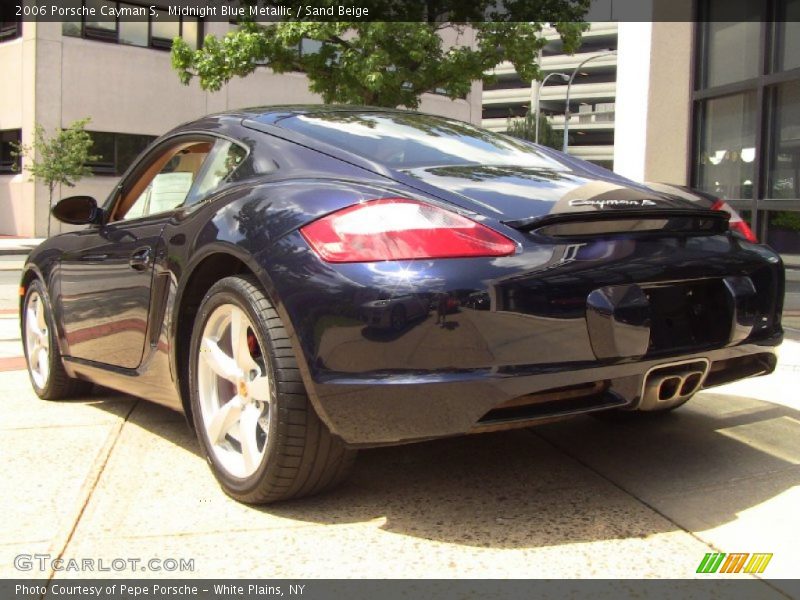 Midnight Blue Metallic / Sand Beige 2006 Porsche Cayman S